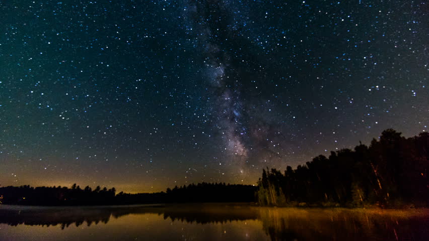4K Timelapse Sequence of Algonquin Provincial Park , Canada - The Milky Way