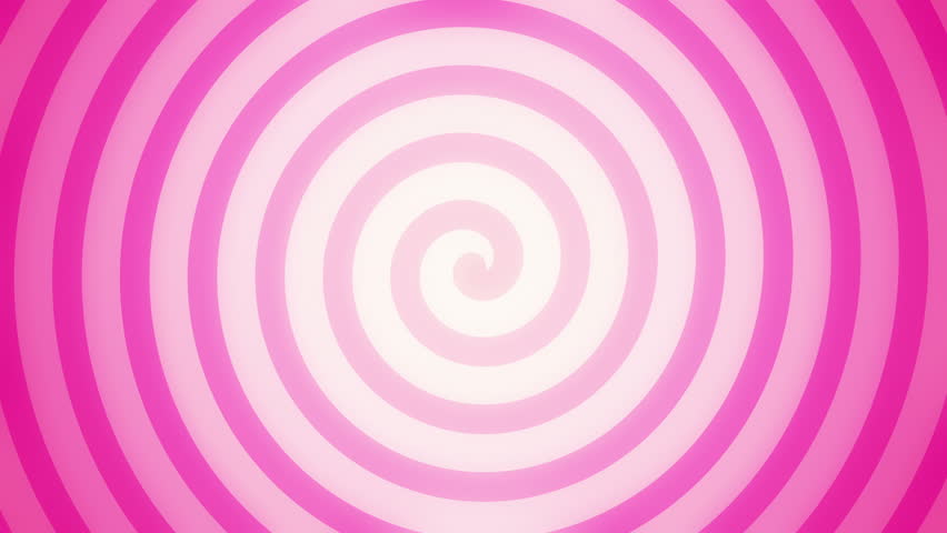 rotating hypnotic spiral pink tint seamless Stock Footage Video (100% ...