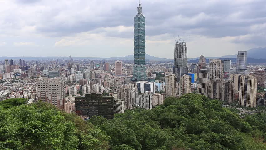 Taipei landscape with the Taipei 101 skyscraper,Taipei city,Taiwan.June 2016,Taipei City, is the capital city of the Republic of China.