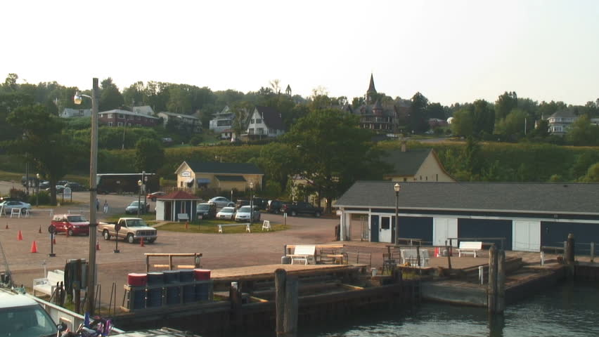 Homes on the Hill Over Looking Lake, Wisconsin