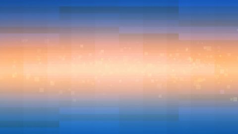 Orange Shining Beam and Blue Squares (Looping Background)