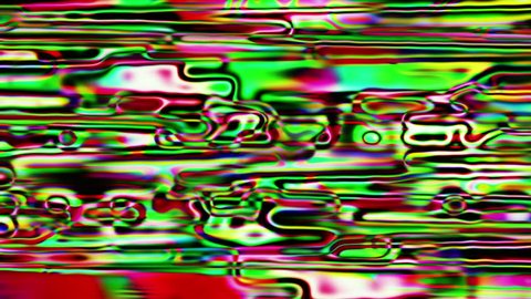 Video Tv Noise Flowing Information Abstrackt Green Background