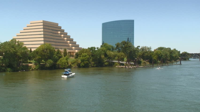 Fantastic Scenery from River Sacramento California, USA
