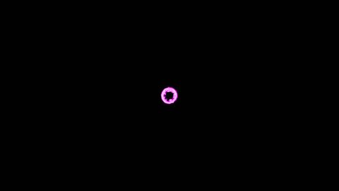 High quality animation of a magical portal, isolated on a black background.