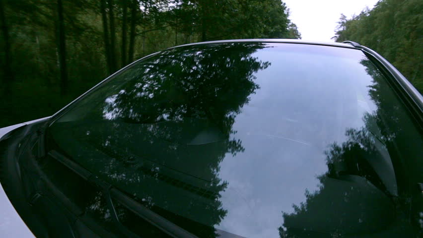 Trees Reflected In Car Window Stock Footage Video 100 Royalty Free Shutterstock