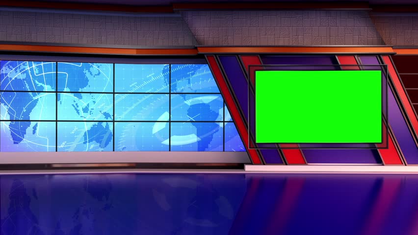 News Tv Studio Set Stock Footage Video 100 Royalty Free Shutterstock