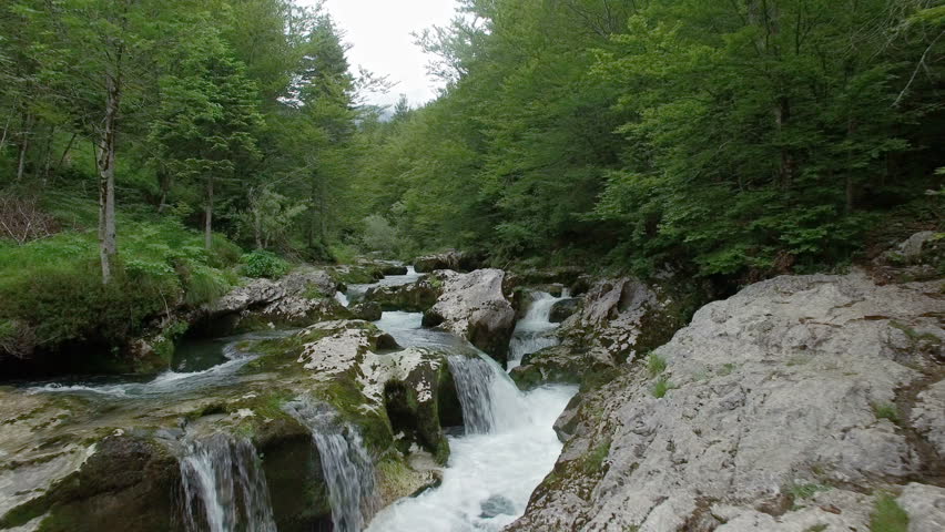 mountine river Mostnica, Slovenia