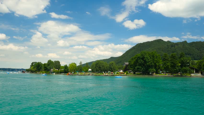 Boat ride across the lake - Attersee(Austria)
