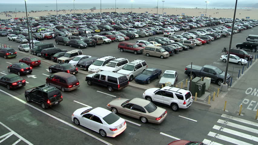 Busy Parking Lot Stock Footage Video 100 Royaltyfree 1808405