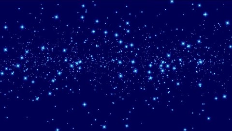 Video with blue glitter sparkles. Can be used for intro, films or presentation. Animated blue sparkles video background. Animated background video with bright blue glitter stars sparkles.