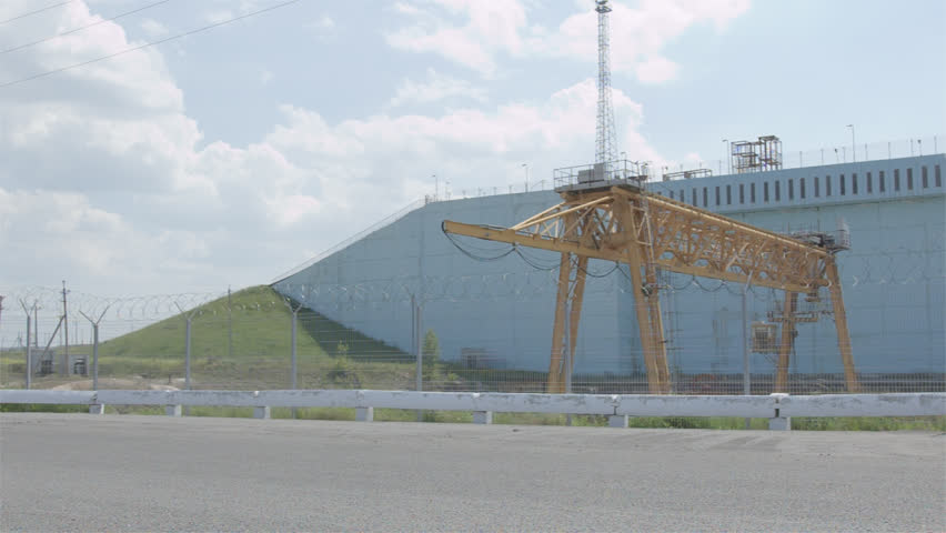Main gate in hydro station