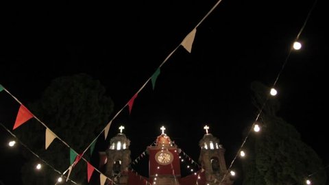 Front View of Mexican church