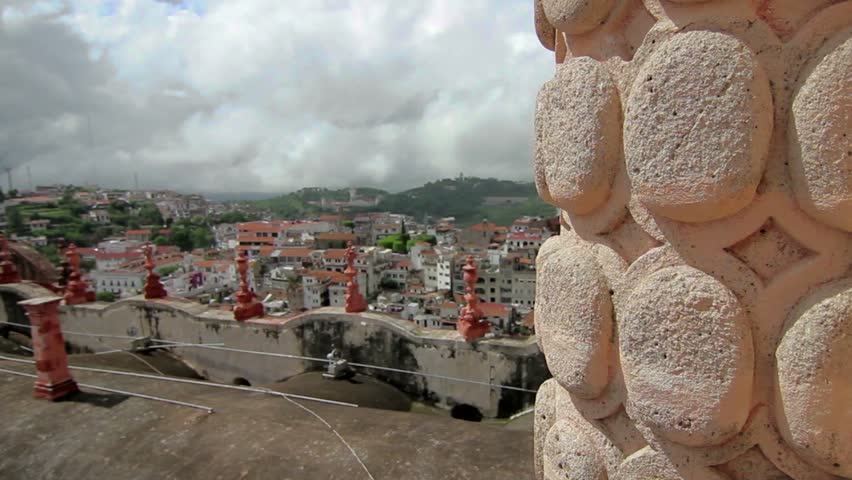 Beautiful view of old colonial town of Taxco in Central Mexico