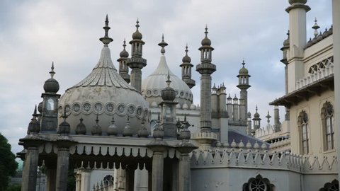 Brighton Pavilion: The Royal Pavilion domes close up