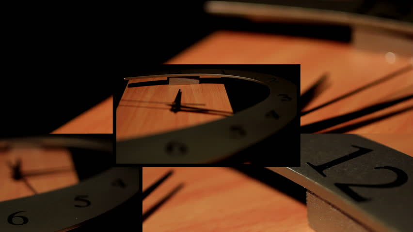 Wood wall clock - Timelapse