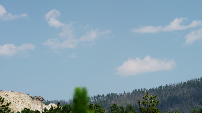 Mountain Memorial to Crazy Horse Indian Chief South Dakota, USA