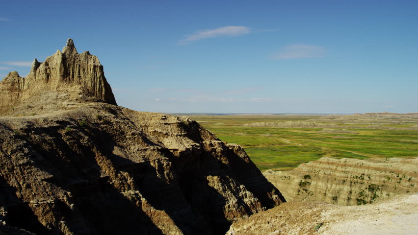 American Badlands vivid Canyon rock formations
