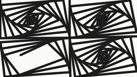Geometric lines abstract background animation. Linear drawings motion graphics.