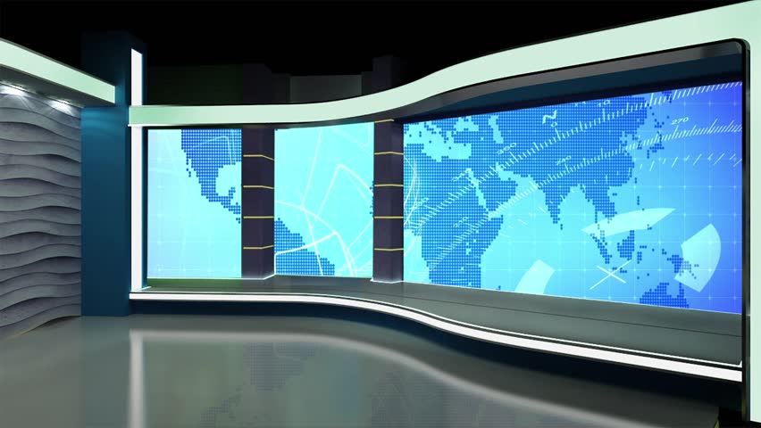 News Tv Studio Set Stock Footage Video 100 Royalty Free Shutterstock