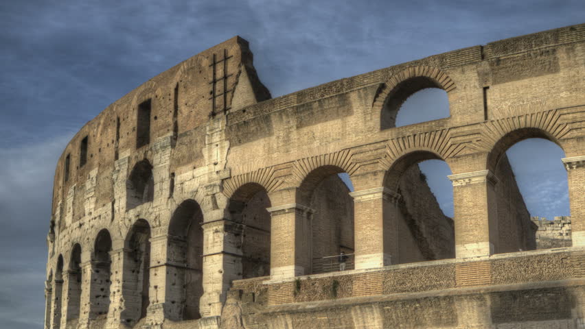 Timelapse of Colosseum in Rome