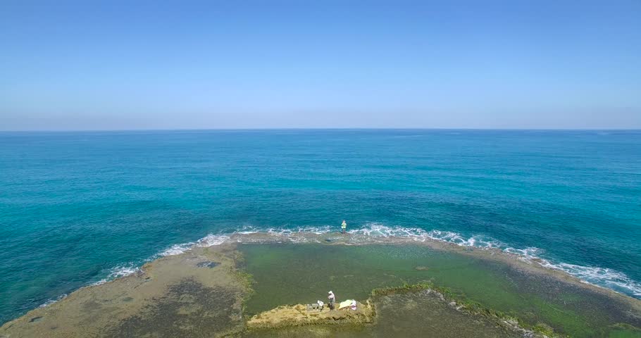 Rocks Island at sea