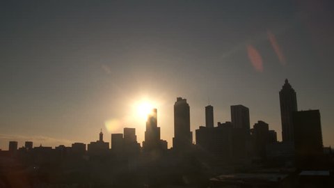 Atlanta Sunset Time Lapse