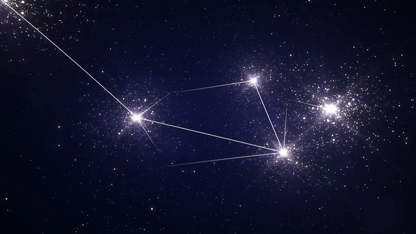 Star Constellation Loop - Infinitely Flying Through Connected Bright Stars - Detailed Looping Space Animation | Shutterstock HD Video #18192502