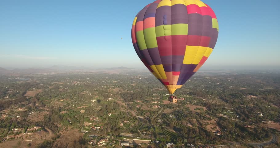 hot air balloon del mar