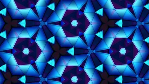 Color Kaleidoscope - Blue - Best Move and Rotate - 1