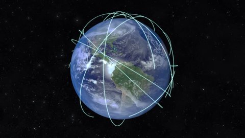 Growing Global Network. The view from space.