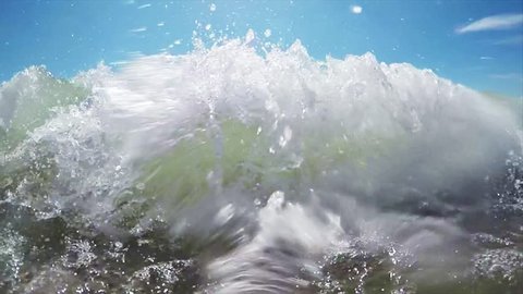 Slow Motion Of Sea Waves