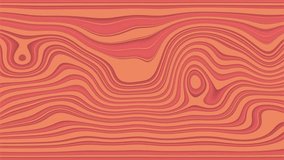 Beautiful hypnotic abstract curly waves and lines loopable pattern. Salmon rose pink bittersweet version. - Powered by Shutterstock - Get 15% off with code: PIKWIZARD15