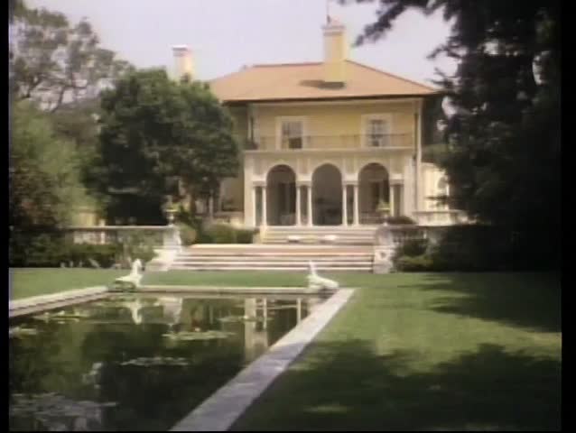 Long shot of large mansion