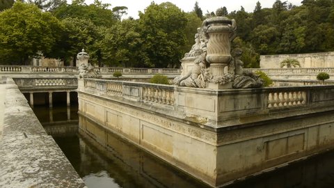 Park with Fountains, Nimes France