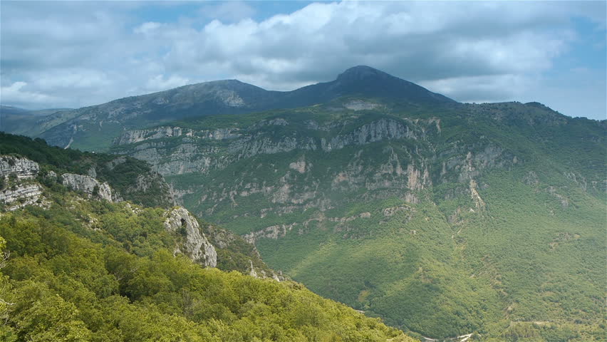 Wild nature of Pre Alpes in South France