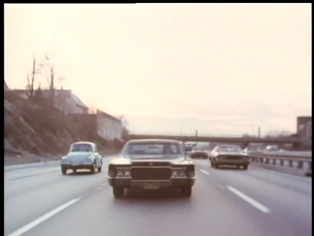 Car driving on highway