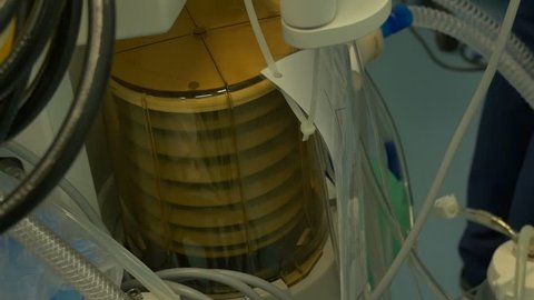 Oxygen supply machine workin in hospital
