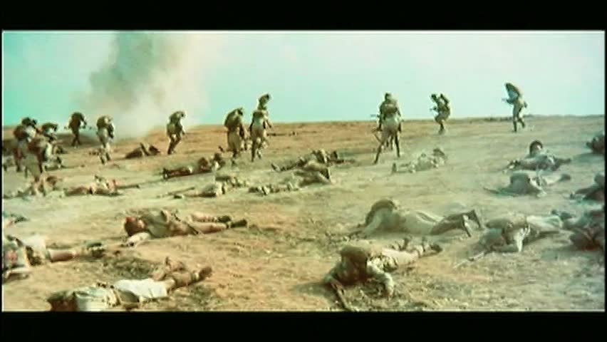 Dead soldiers lying on battle field