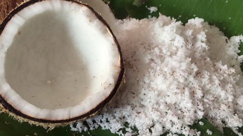 Coconut meat for make coconut milk.