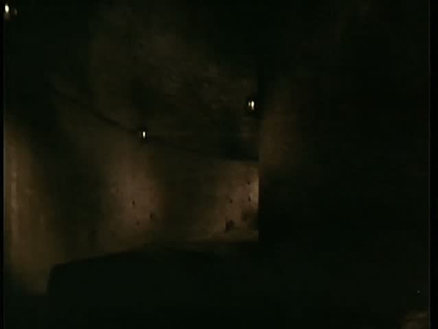 Barrels rolling down to cellar