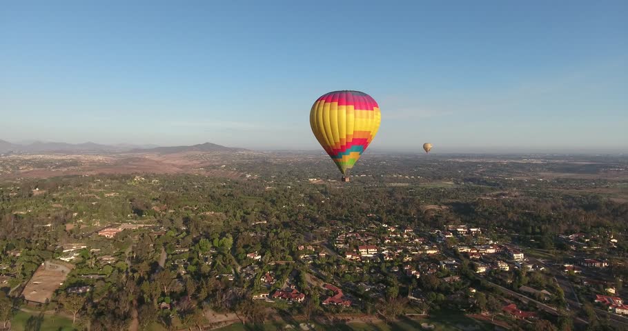 hot air balloon del mar