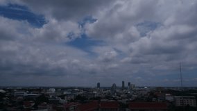 Sunrise over cityscape. Zoom in on downtown. Timelapse. - Powered by Shutterstock - Get 15% off with code: PIKWIZARD15