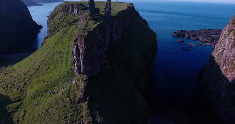 Small Castle Ruins in Ireland - Aerials
