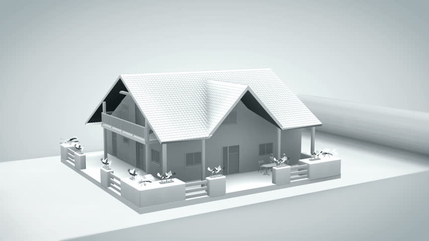 House on Blue Print White Out to RGB with Alpha