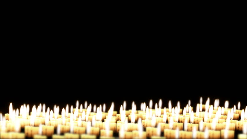 Candles in the night, Holiday Background, Loop