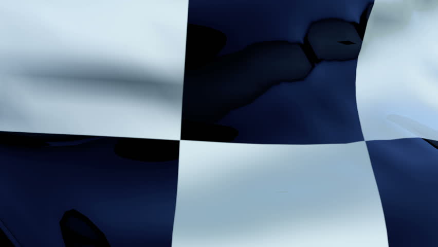 Checkered flag texture waving, seamless loop