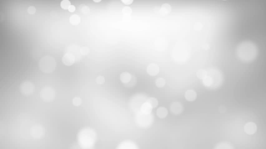 Silver Bokeh Lights Abstract Background Stock Footage Video (100%