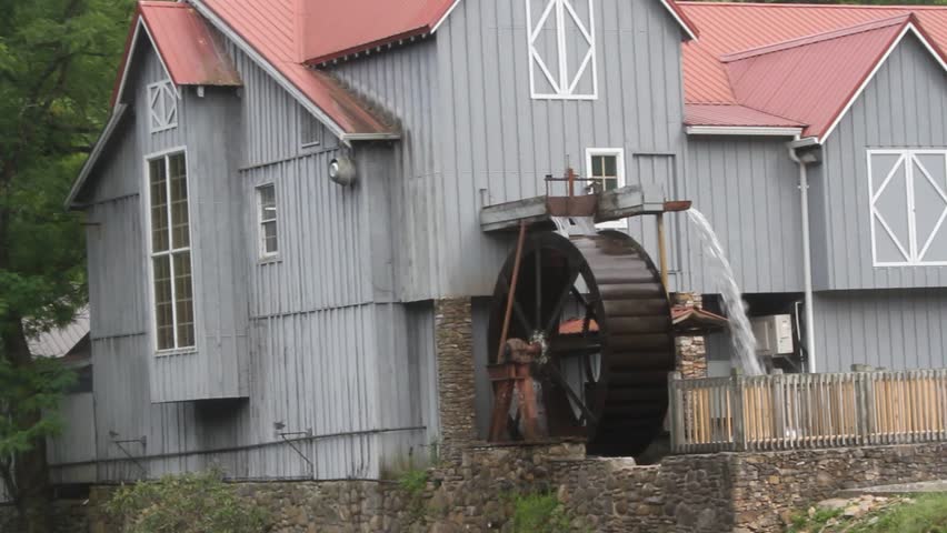 Water mill, smokey mountains Tennessee 