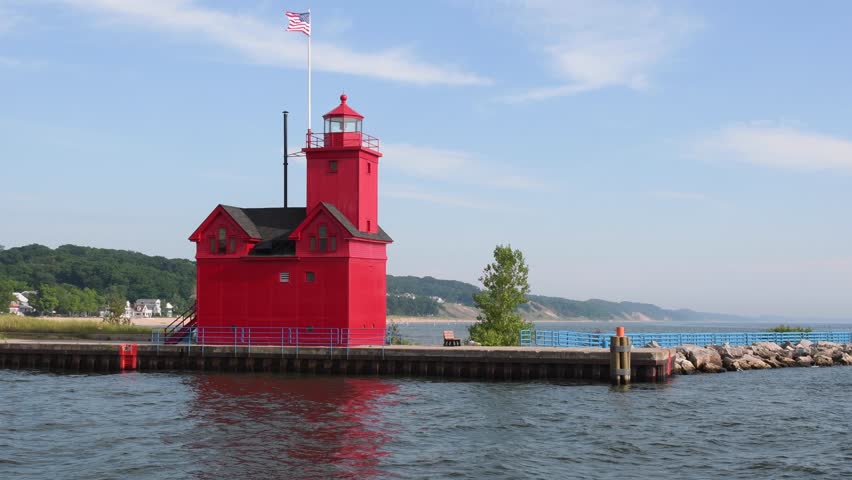 Lighthouse in Holland Michigan