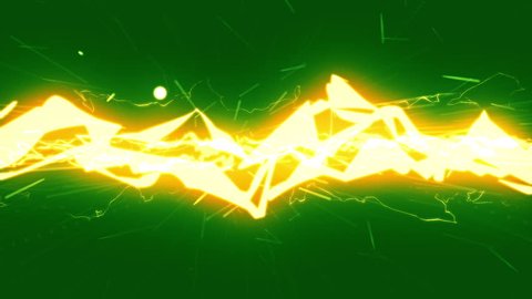 Lightning Strikes / Green screen background
